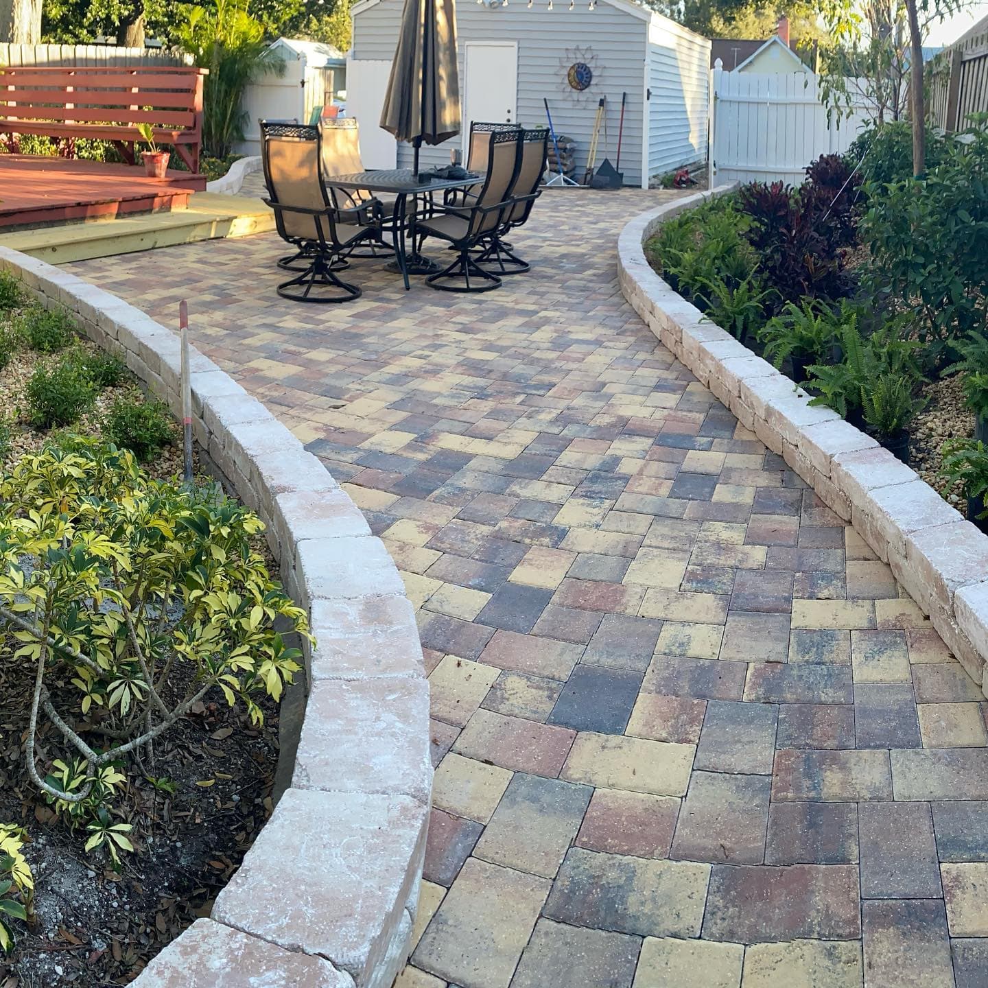 Stunning Paver Patio in Florida
