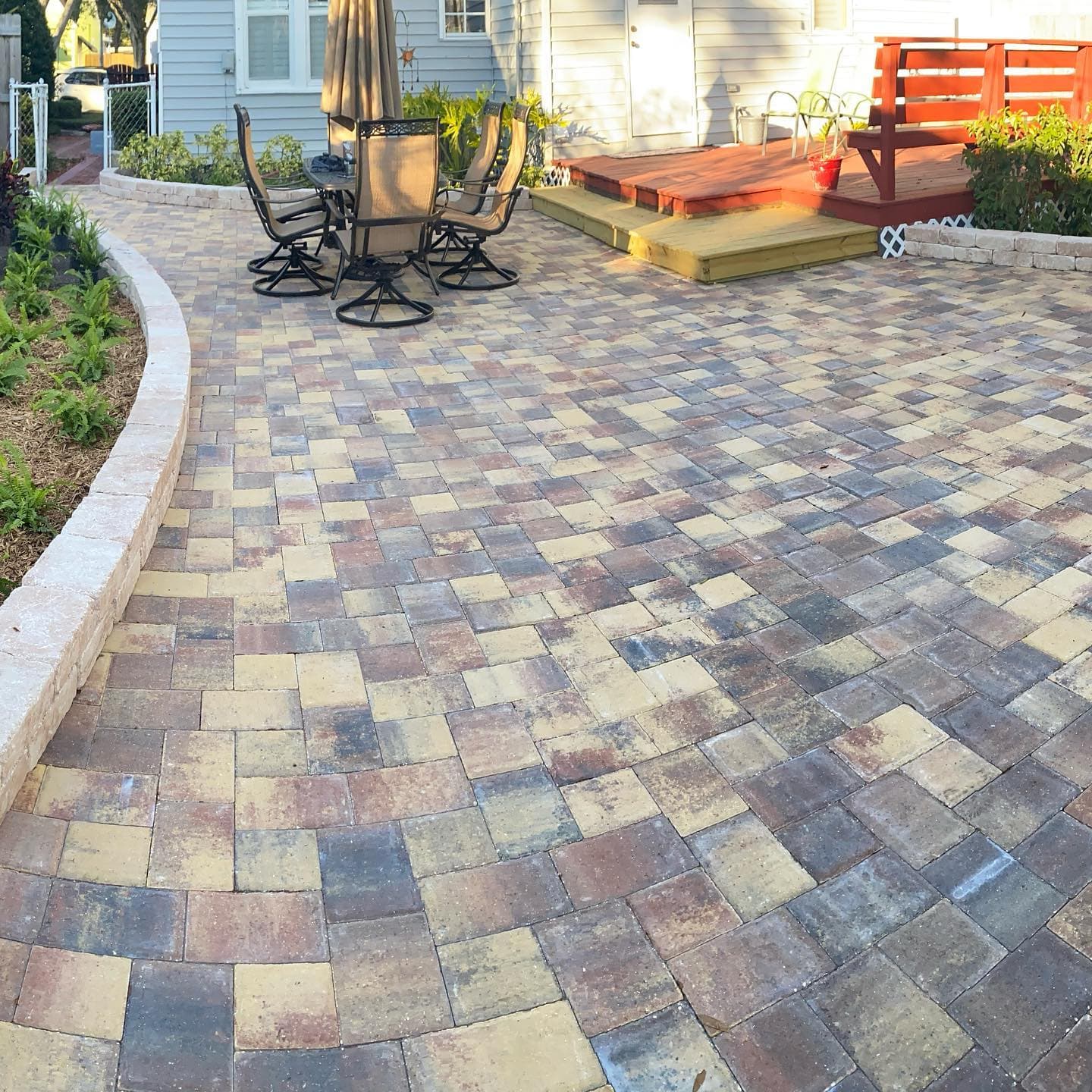 Stunning Paver Patio in Florida