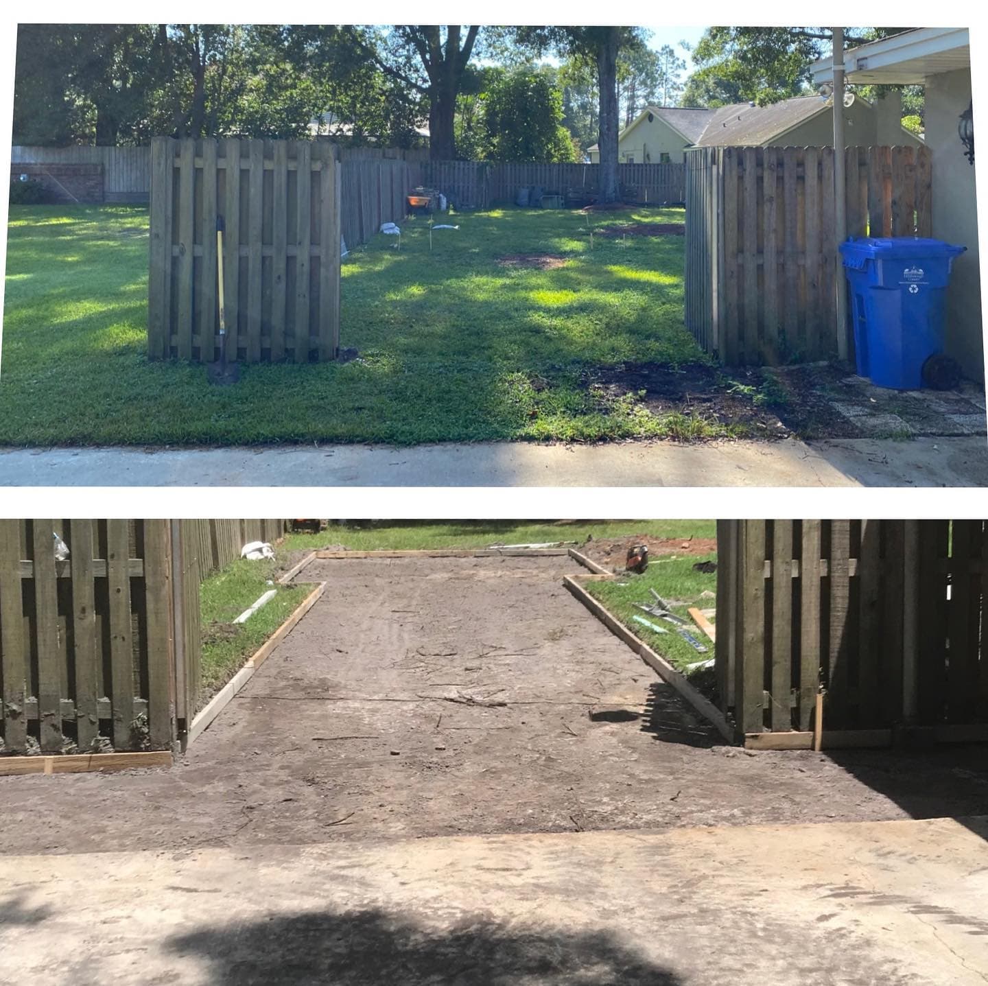 Concrete Transformation in Florida Backyard